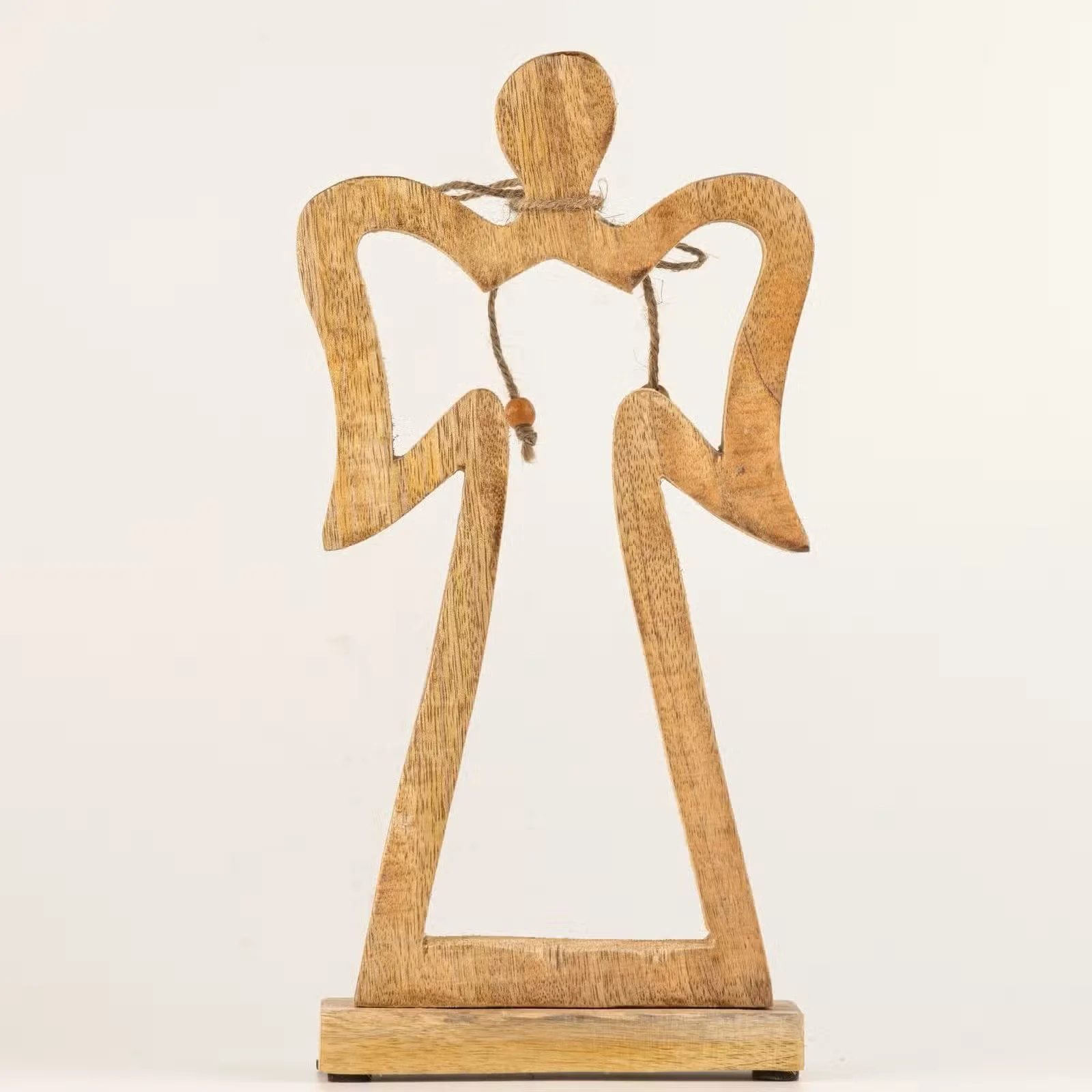 Large Mango Wood Halo Angel - White Enamel 7.jpg