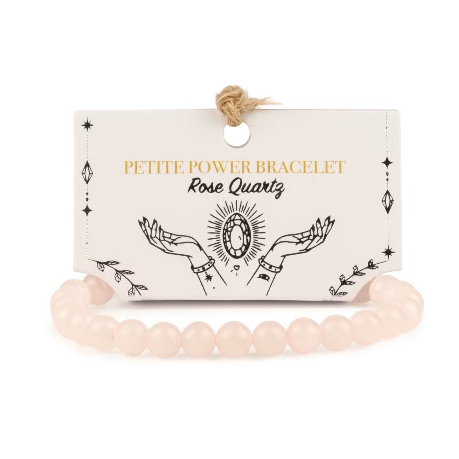 Petite Power Bracelet (17cmx6mm) - Rose Quartz 1.jpg