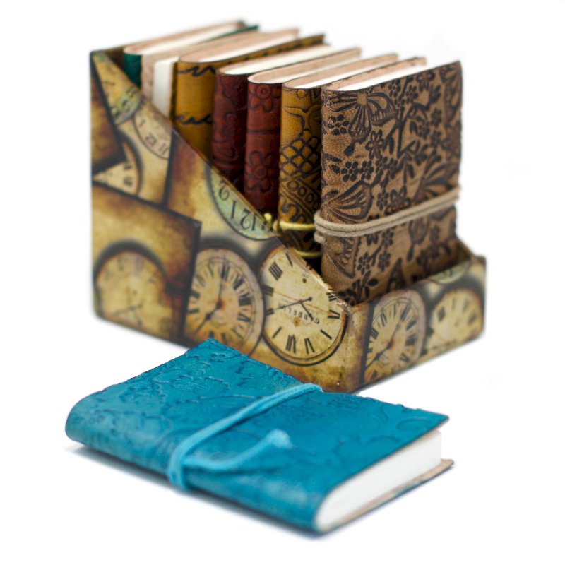 Mini Assorted Leather Notebooks Image 2.jpg