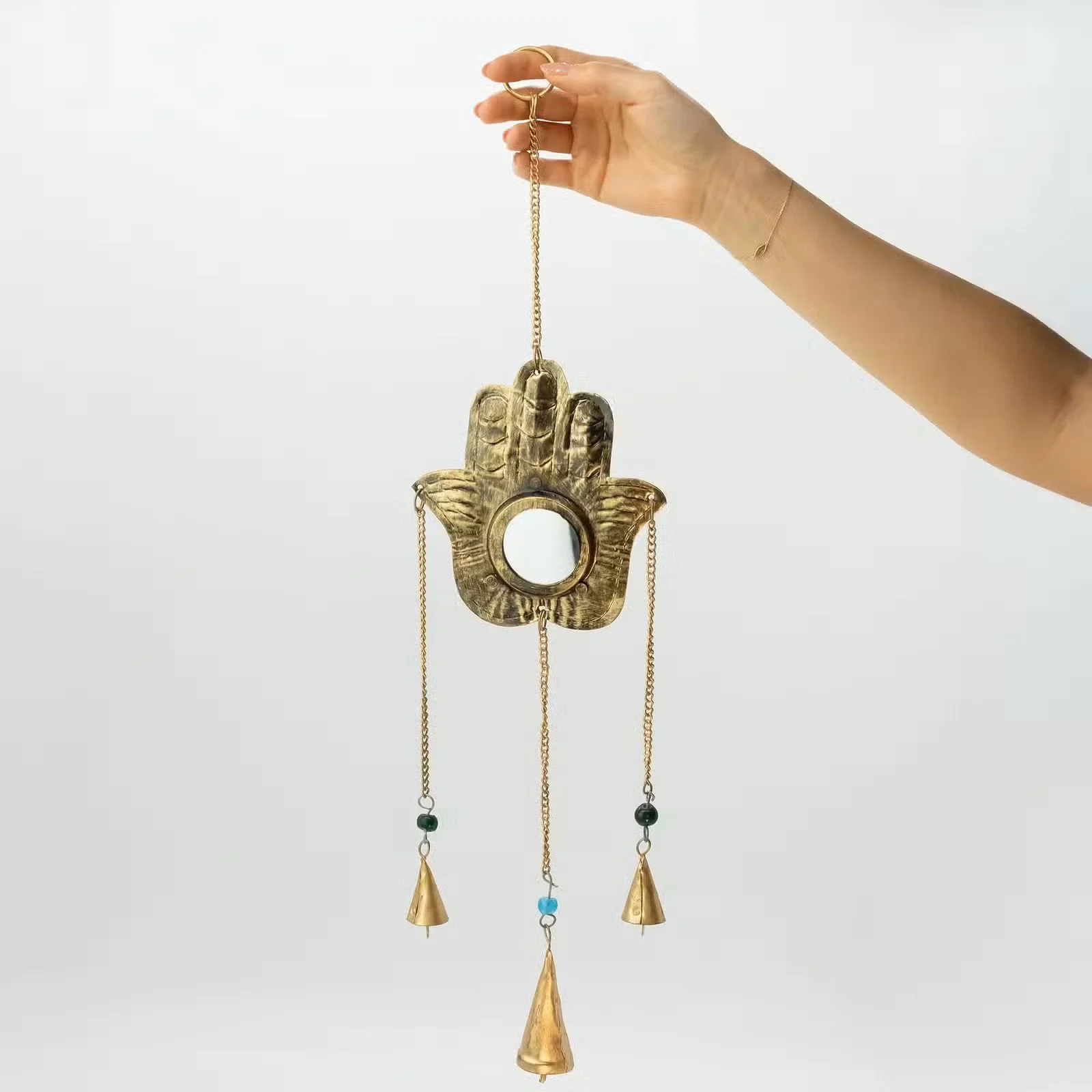 Indian Chimes - Hamsa Sm Mirror 3 Bells 5.jpg