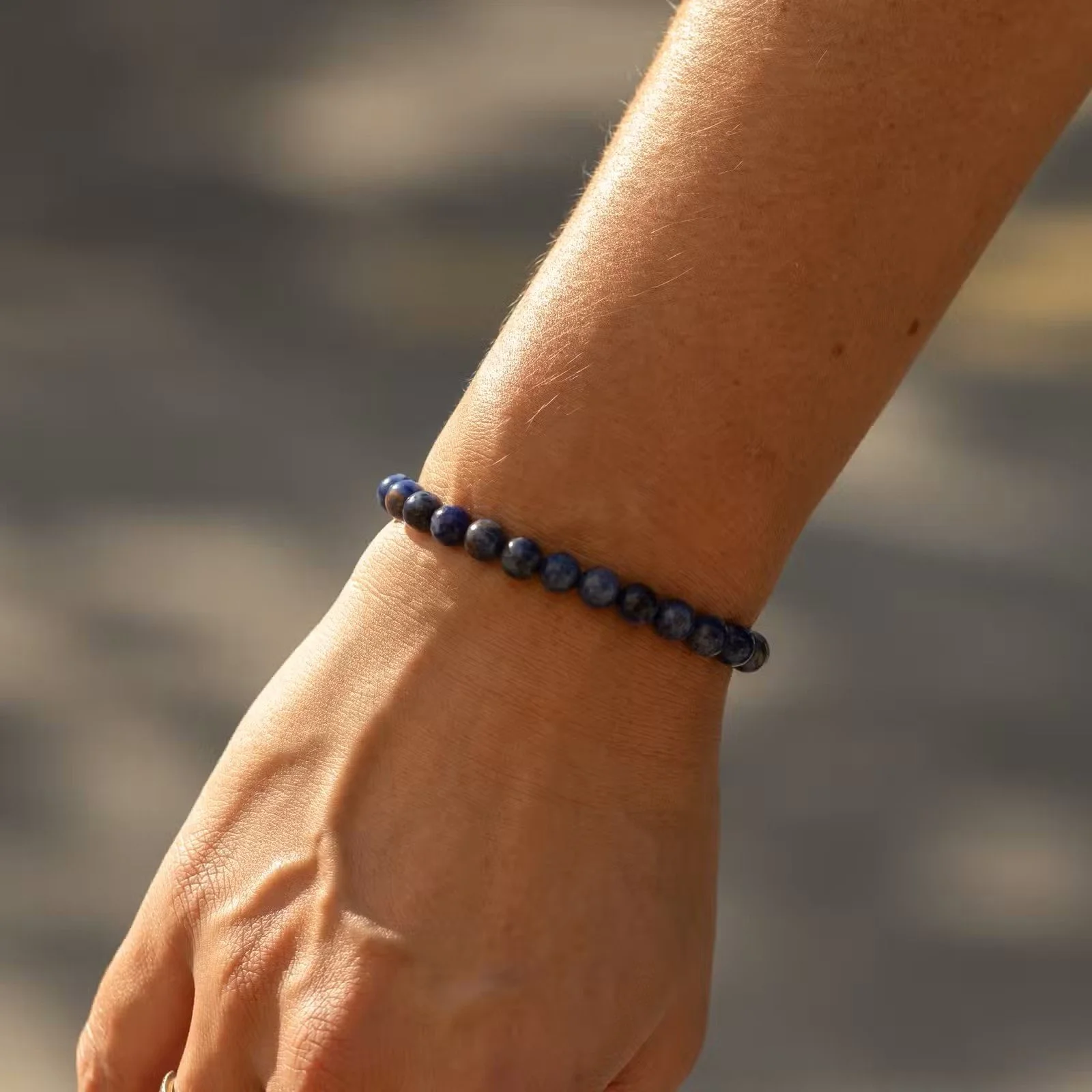 Petite Power Bracelet (17cmx6mm) - Sodalite 2.jpg