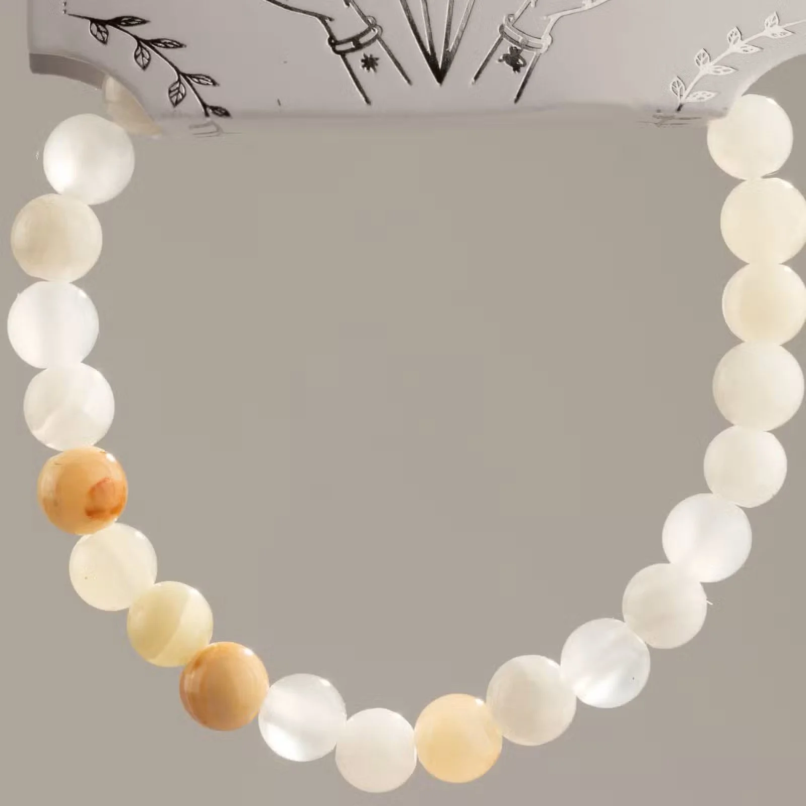 Petite Power Bracelet (17cmx6mm) - Moon Jade 3.jpg