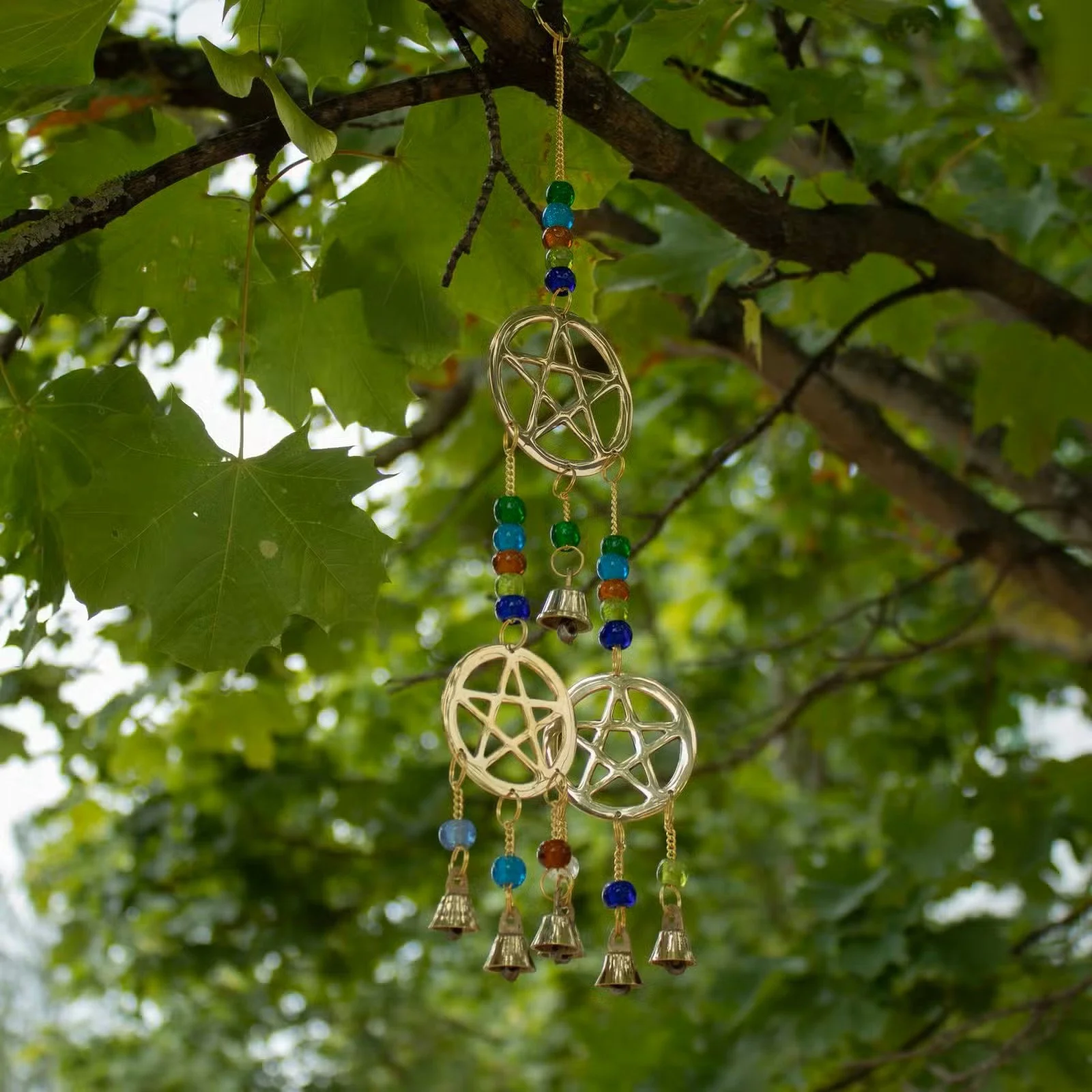 Indian Chimes - Brass Tri-Pentagram - 7 Bells 3.jpg