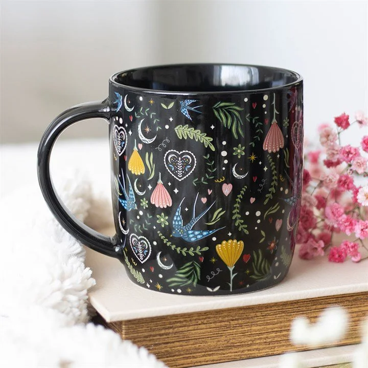 Black Midnight Bloom Print Mug Image 1.jpg