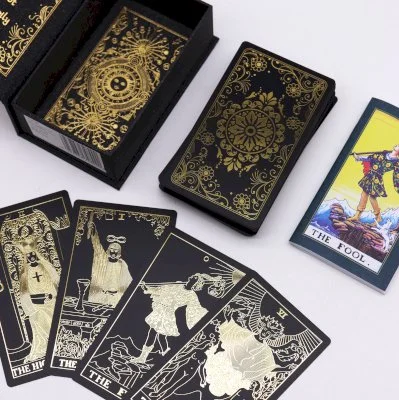 Gold Foil Tarot Set with Book  Image 2.jpg