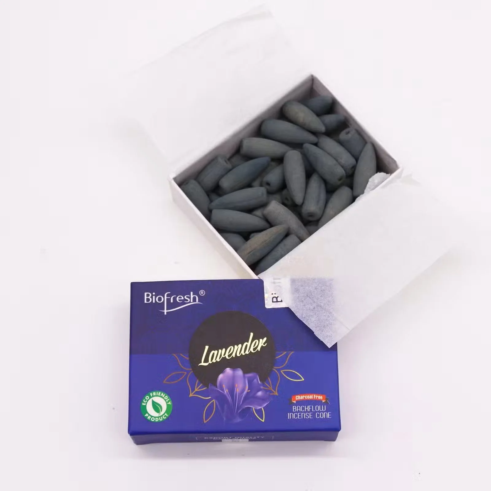 Biofresh Backflow Incense Cones - Lavender 1.jpg