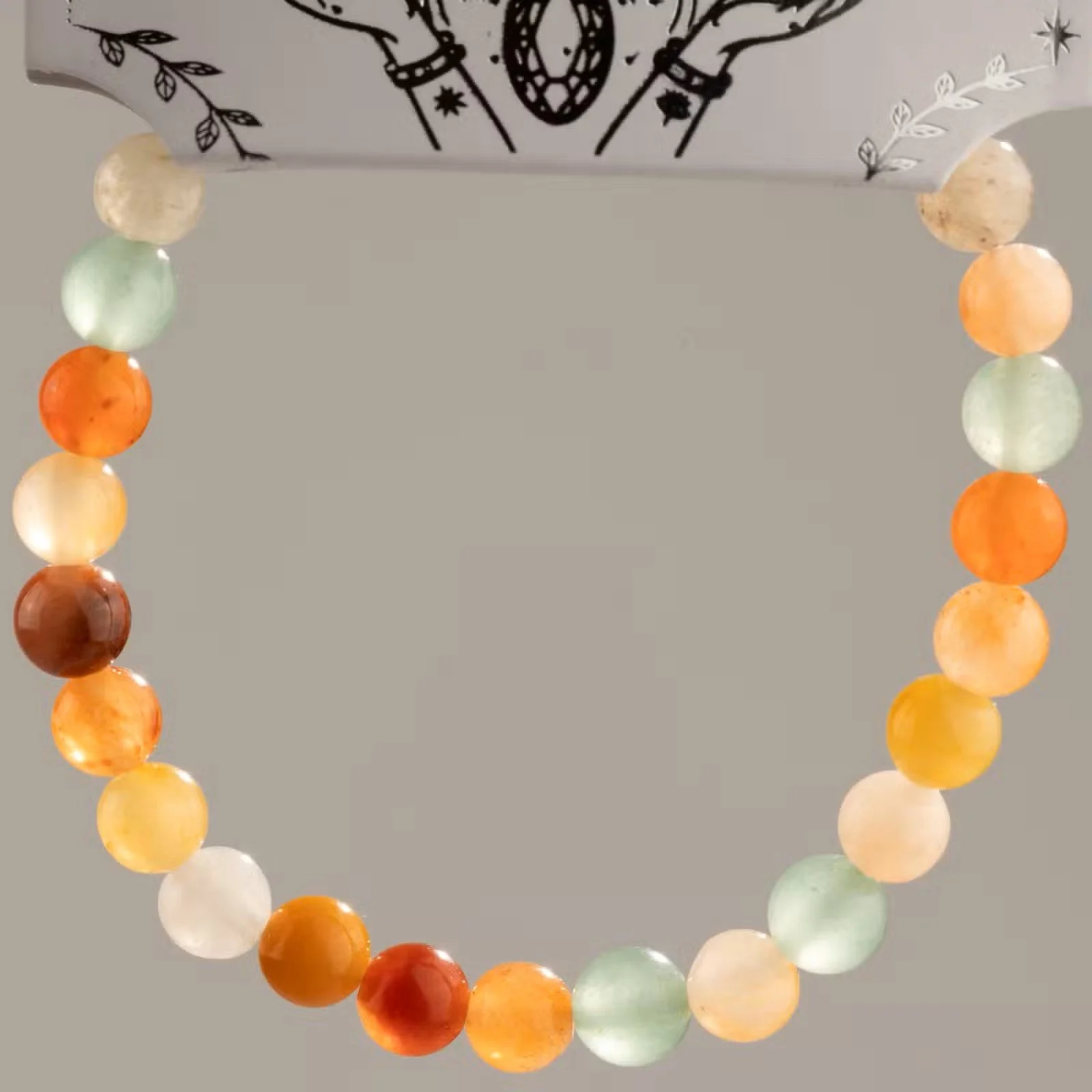 Petite Power Bracelet (17cmx6mm) - Rainbow Agate 4.jpg