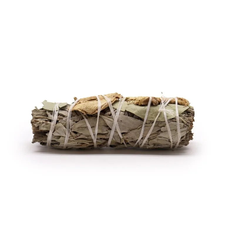 Smudge Stick - White Sage, Eucalyptus and Ginger Image 1`.jpg