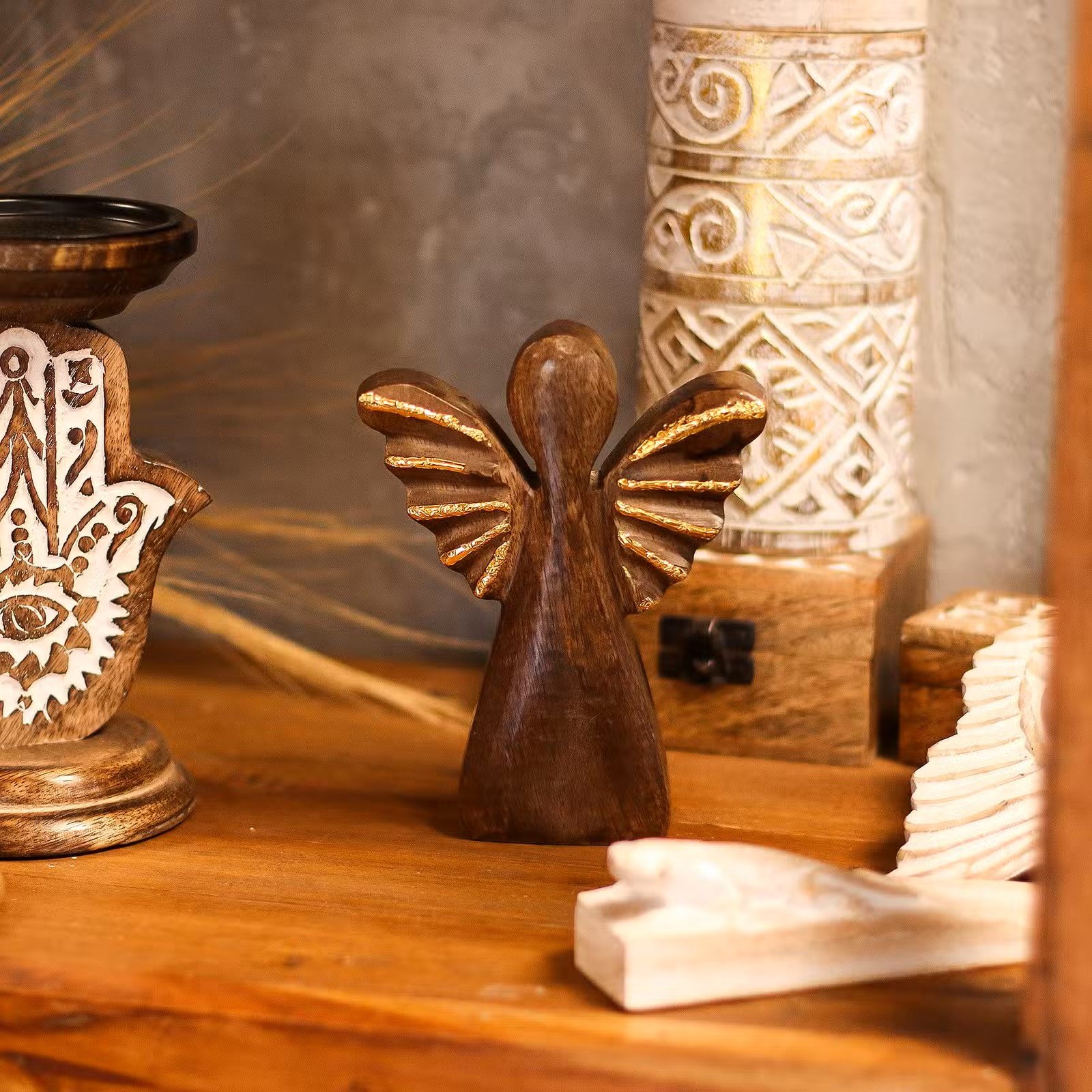 Medium Mango Wood Angel - Gold Decor 7.jpg