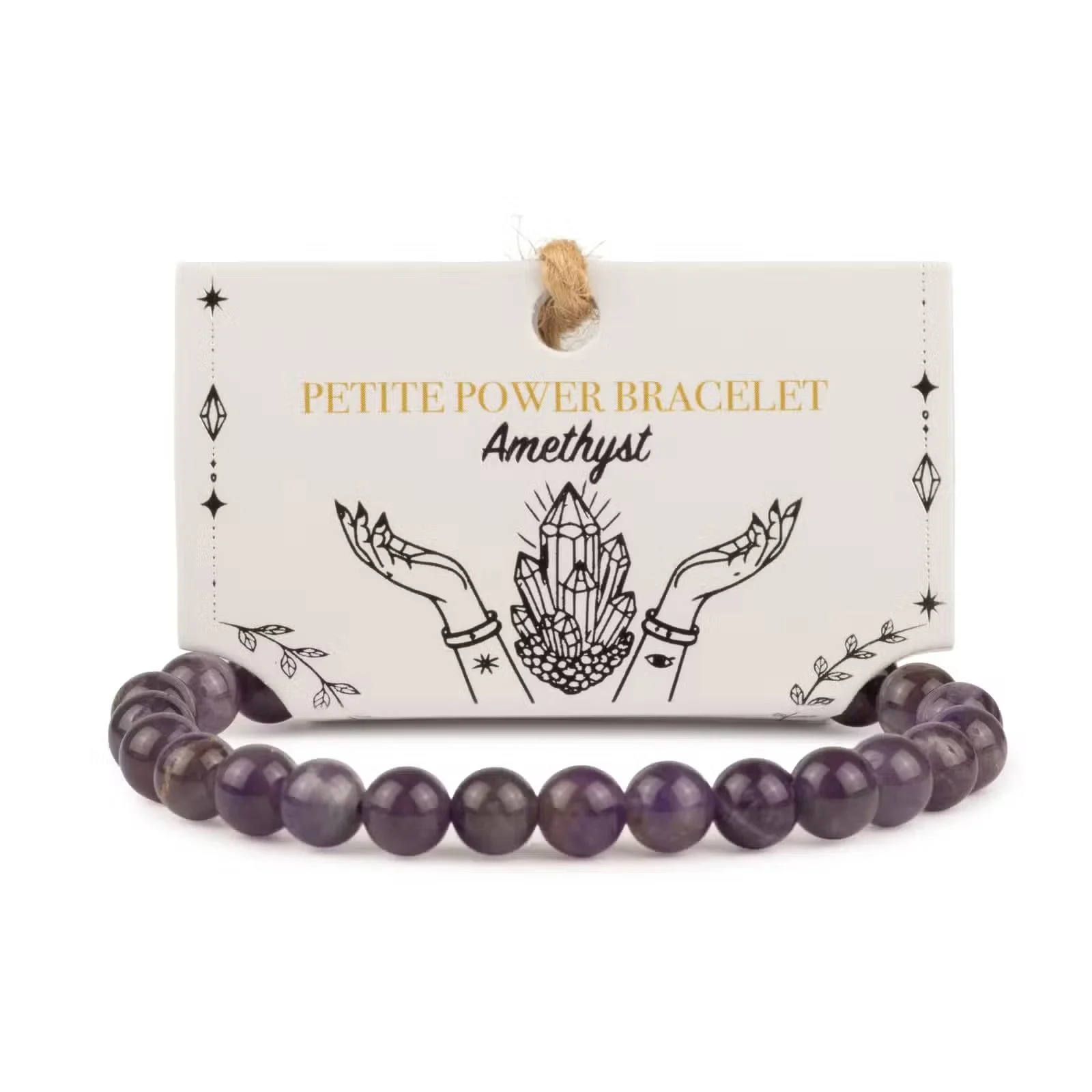 Petite Power Bracelet 17cmx6mm - Amethyst 1.jpg