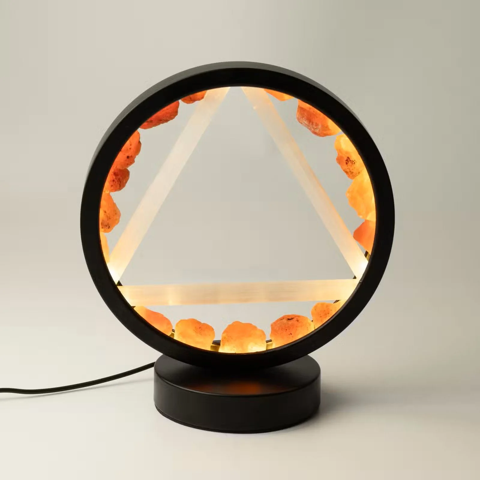 Gemstone Halo Lamp - Fire - Carnelian & Selenite 1.jpg