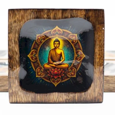 Enamelled Mango Tray Set - Buddha Image 3.jpg