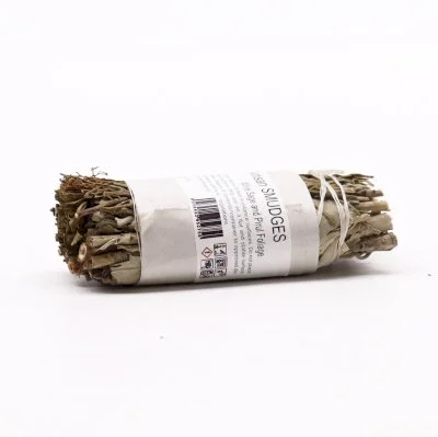 Smudge Stick - White Sage and Pirul Foliage Image 2.jpg