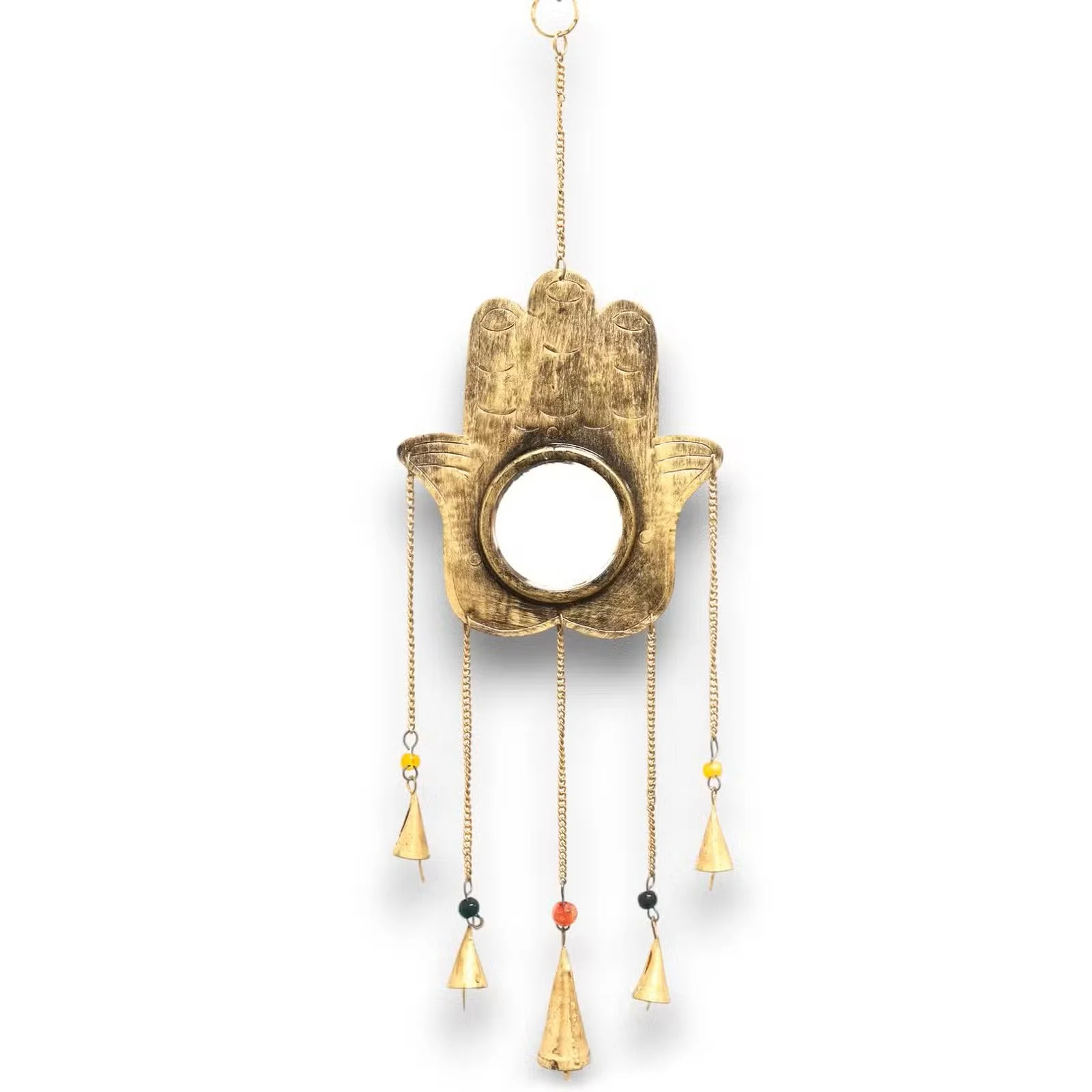 Indian Chimes - Hamsa Lrg Mirror 5 Bells 1.jpg