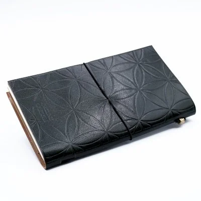 Handmade Leather Journal - Flower of Life Back Cover.jpg