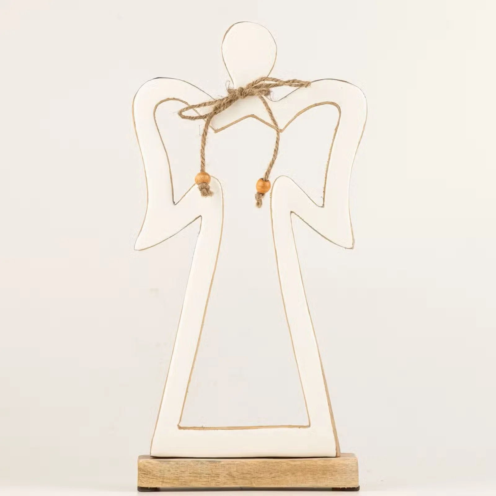 Large Mango Wood Halo Angel - White Enamel 1.jpg