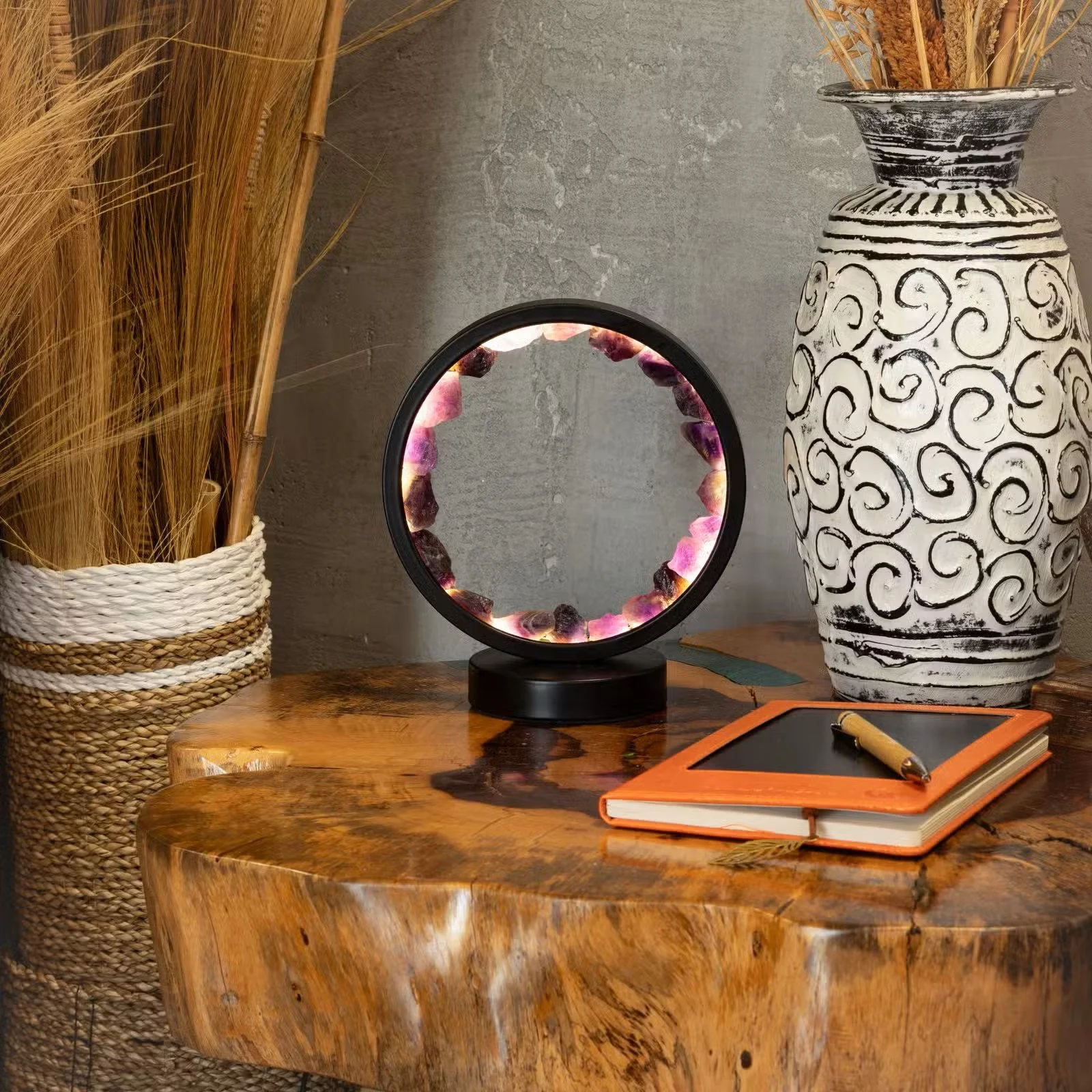 Gemstone Halo Lamp - Zen Spirit - Amethyst 3.jpg