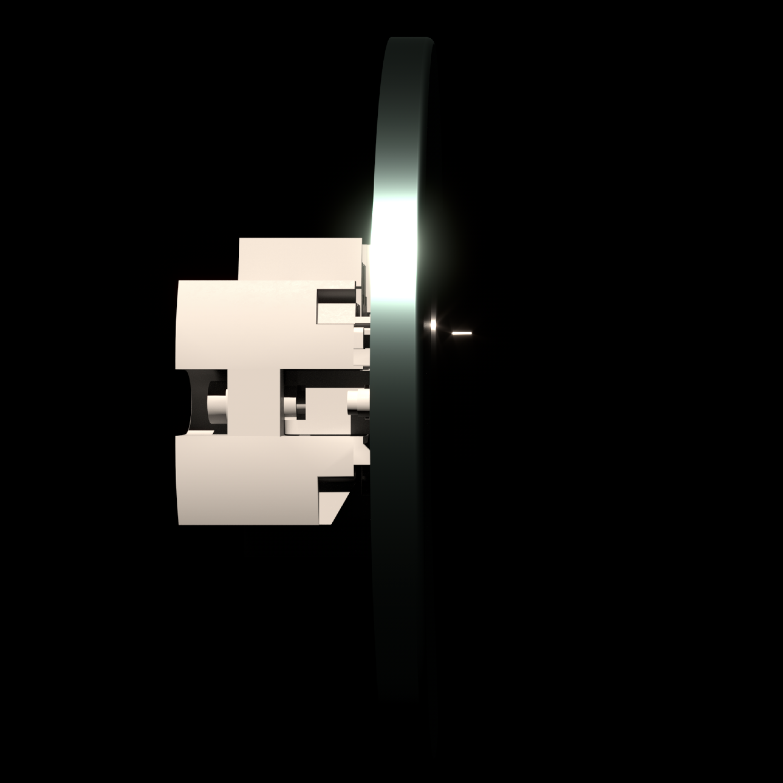 50mm Aluminium - green anodized