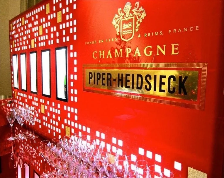 Christmas bar for Piper Heidsieck at Somerset House.
