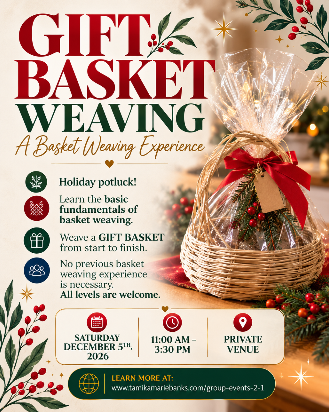 Gift Basket Weaving by Tamika Marie Banks