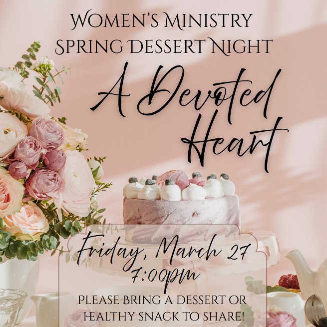 Spring Dessert Night