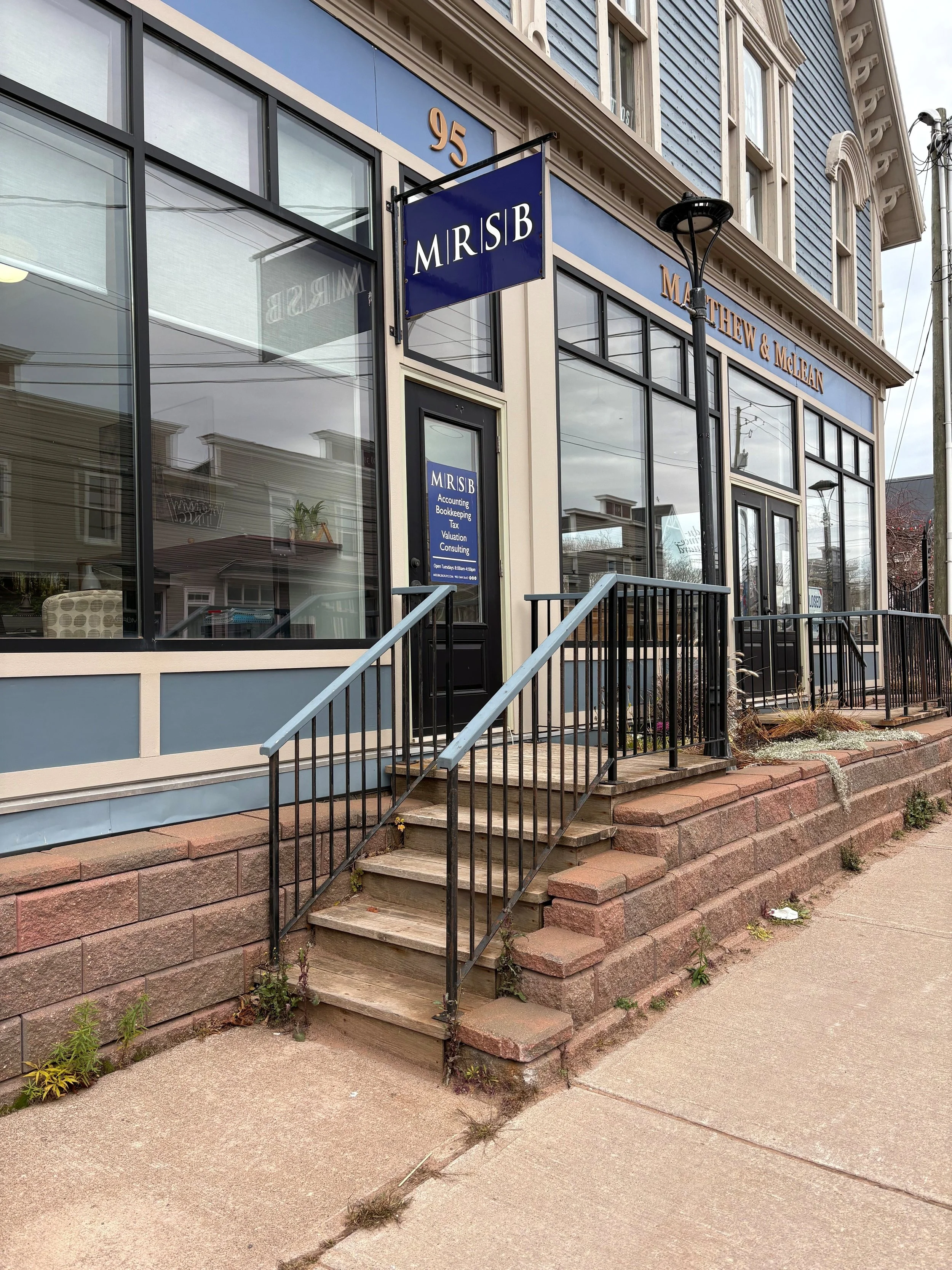 MRSB Souris location located in the historic Matthew and MacLean building.