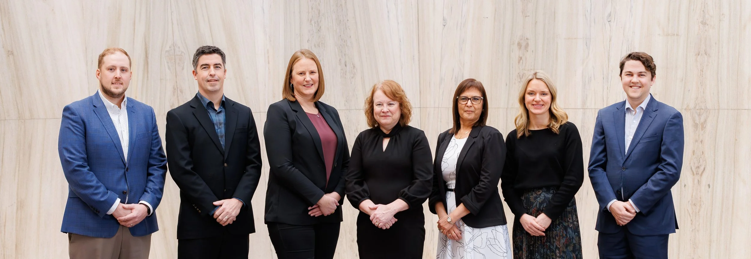 MRSB Group partners: Chris Arsenault, Chris MacPhee, Jaclyn Waite, Michelle Burge, Karen Zakem, Laura Simmonds, and Matthew MacInnis