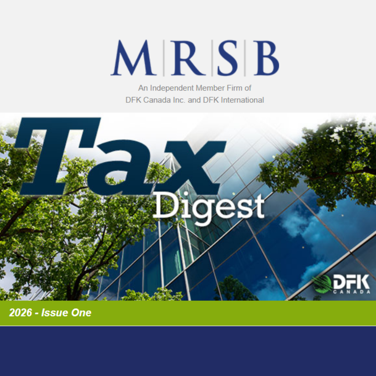 DFK Tax Digest - 2026 Issue One