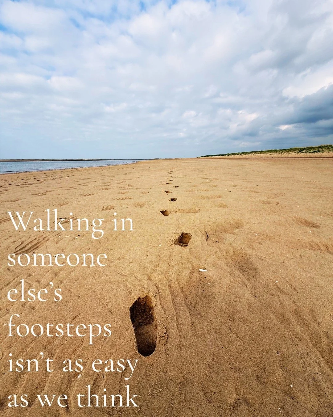 Sometimes the steps feel awkward, unnatural, uncomfortable. Like we&rsquo;re having to stretch ourselves too far, rein ourselves in, or contort ourselves to make the steps.

Yes, sometimes a known and well trodden path is helpful. A godsend even. But