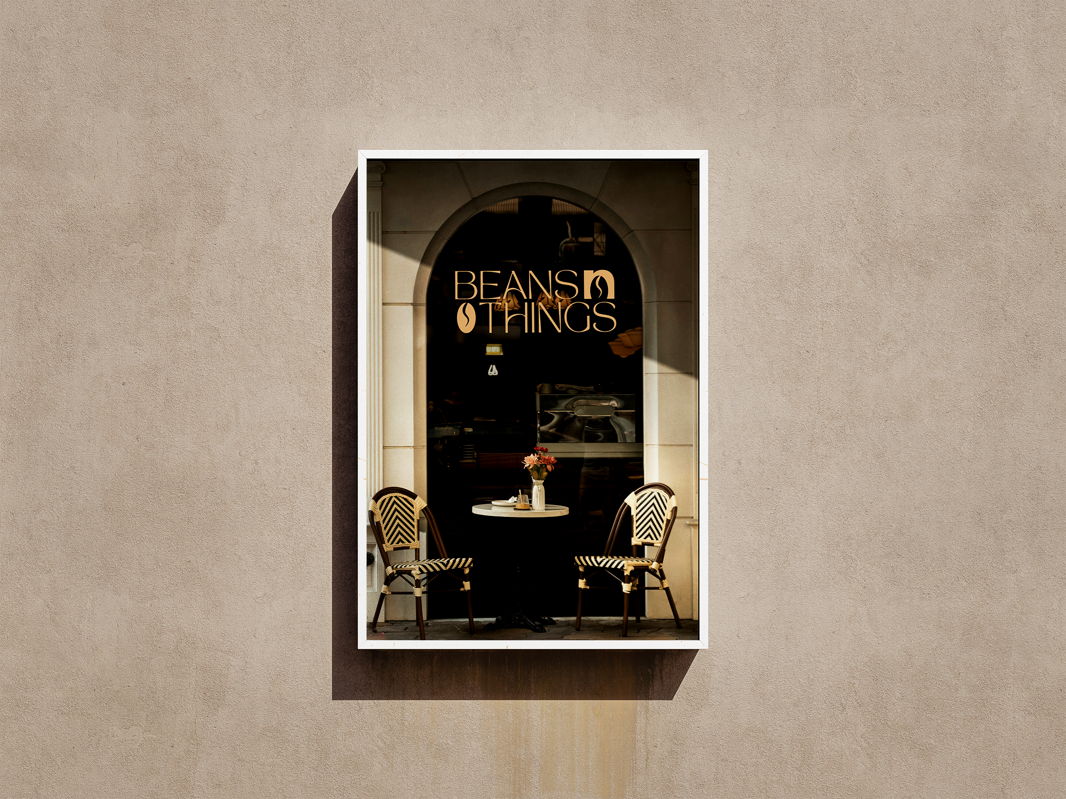 BEANS N THINGS signage.