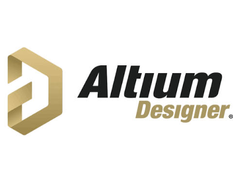 Altium Designer logo with a gold geometric icon and black and gold text.