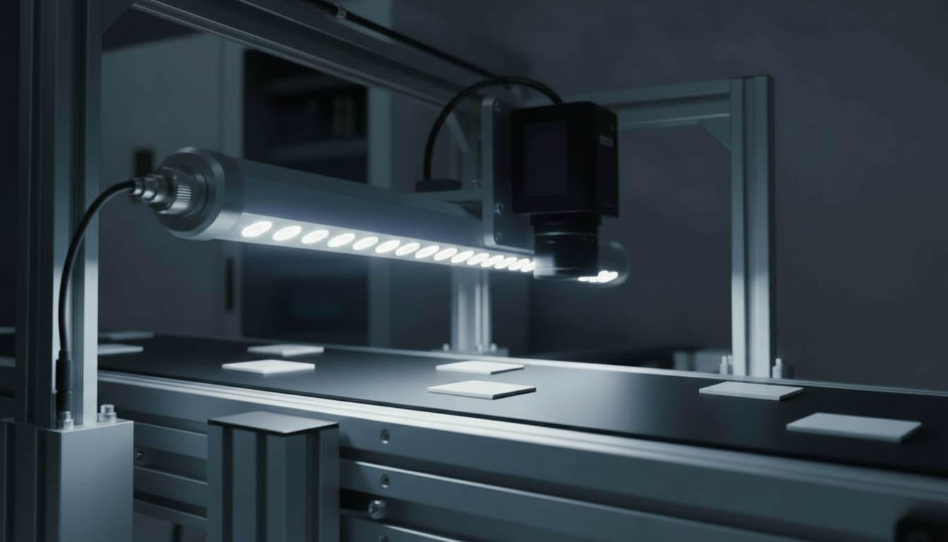 Digital infographic with icons representing data analytics, cloud computing, gears, group of people, dollar sign, globe, and email, overlaid on the window of a modern office building.