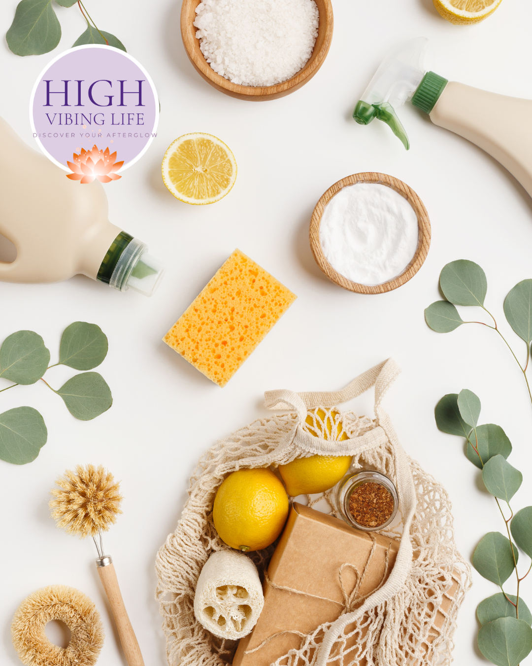 Natural cleaning products in the home