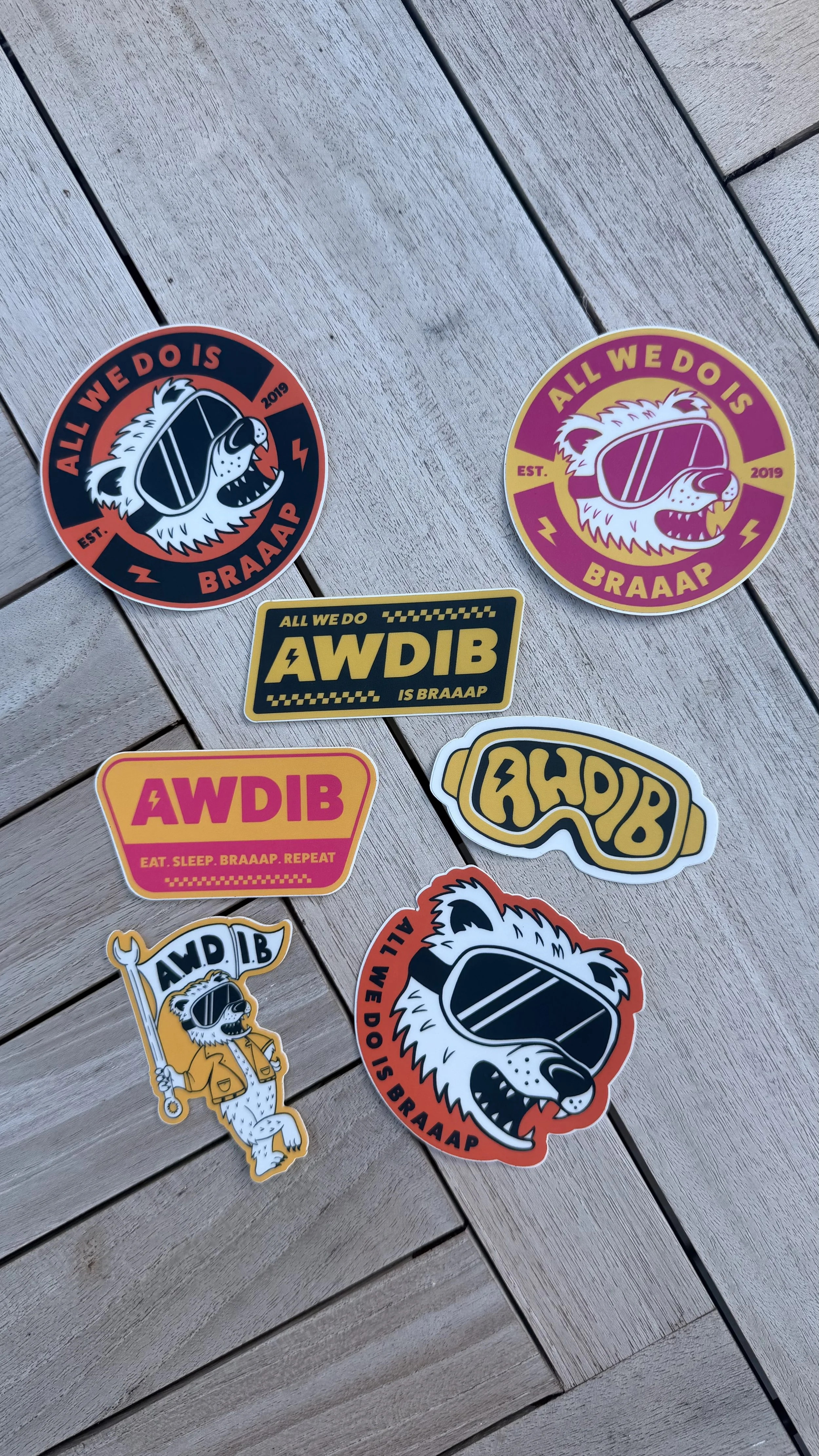 AWDIB Sticker Pack