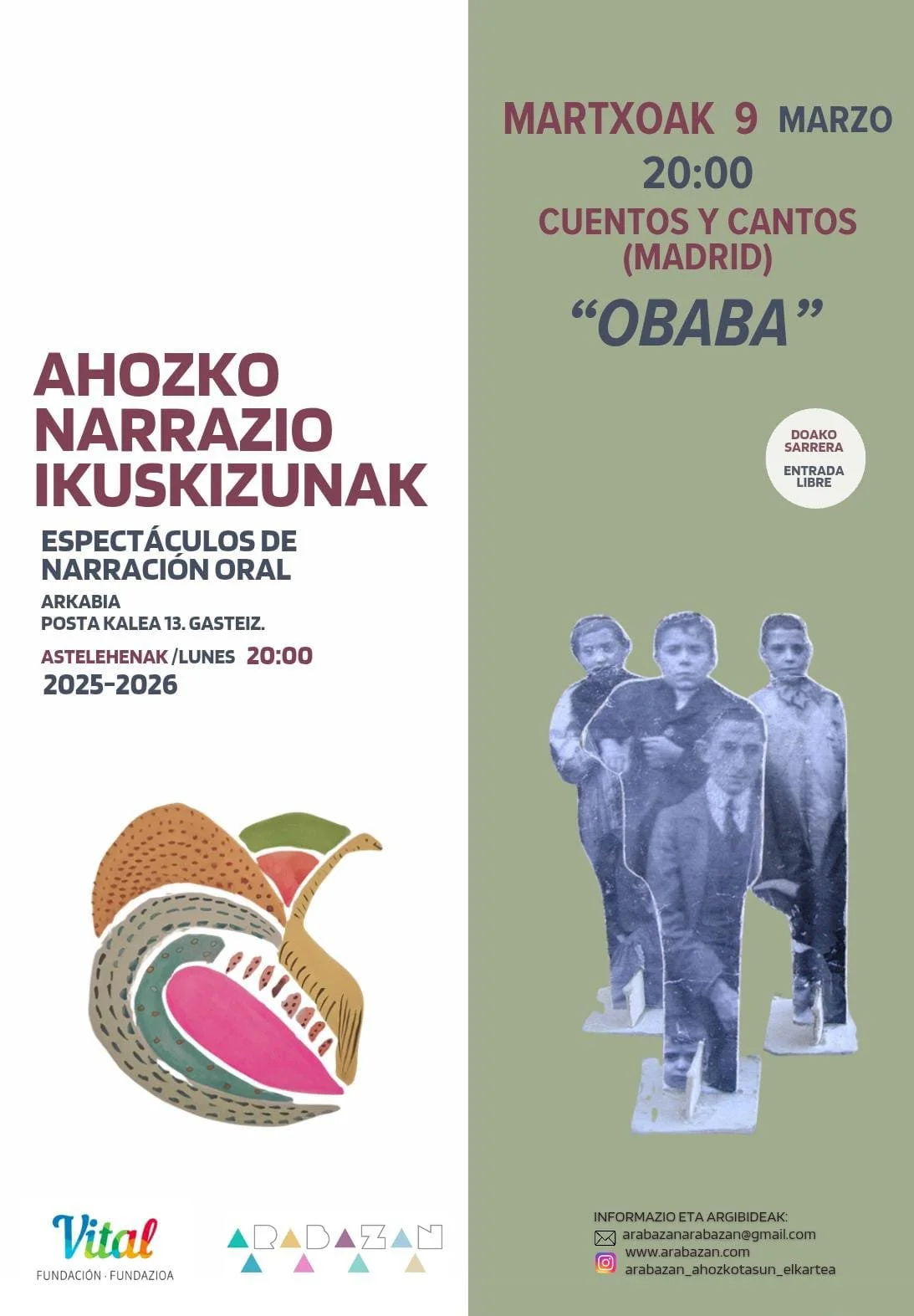 OBABA.                  CUENTOS Y CANTOS