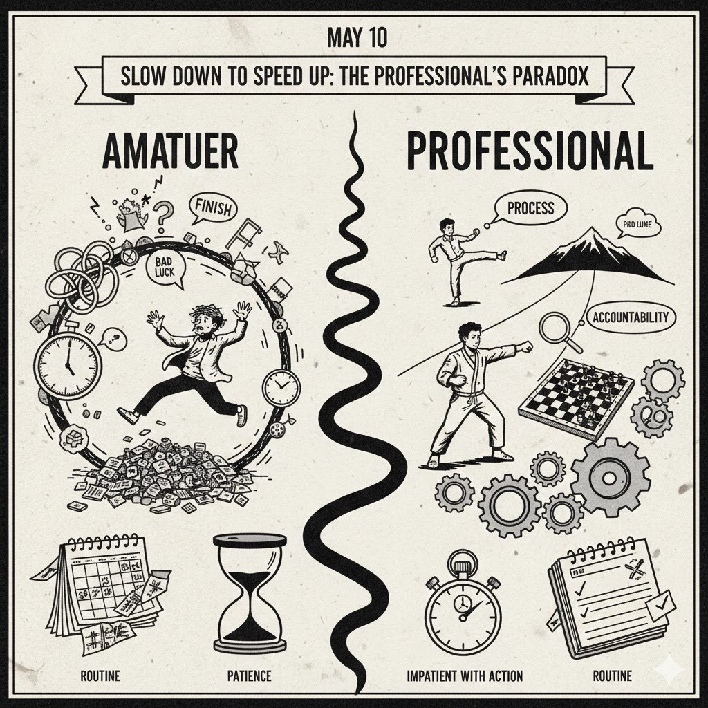 Slow Down to Speed Up: The Professional’s Paradox