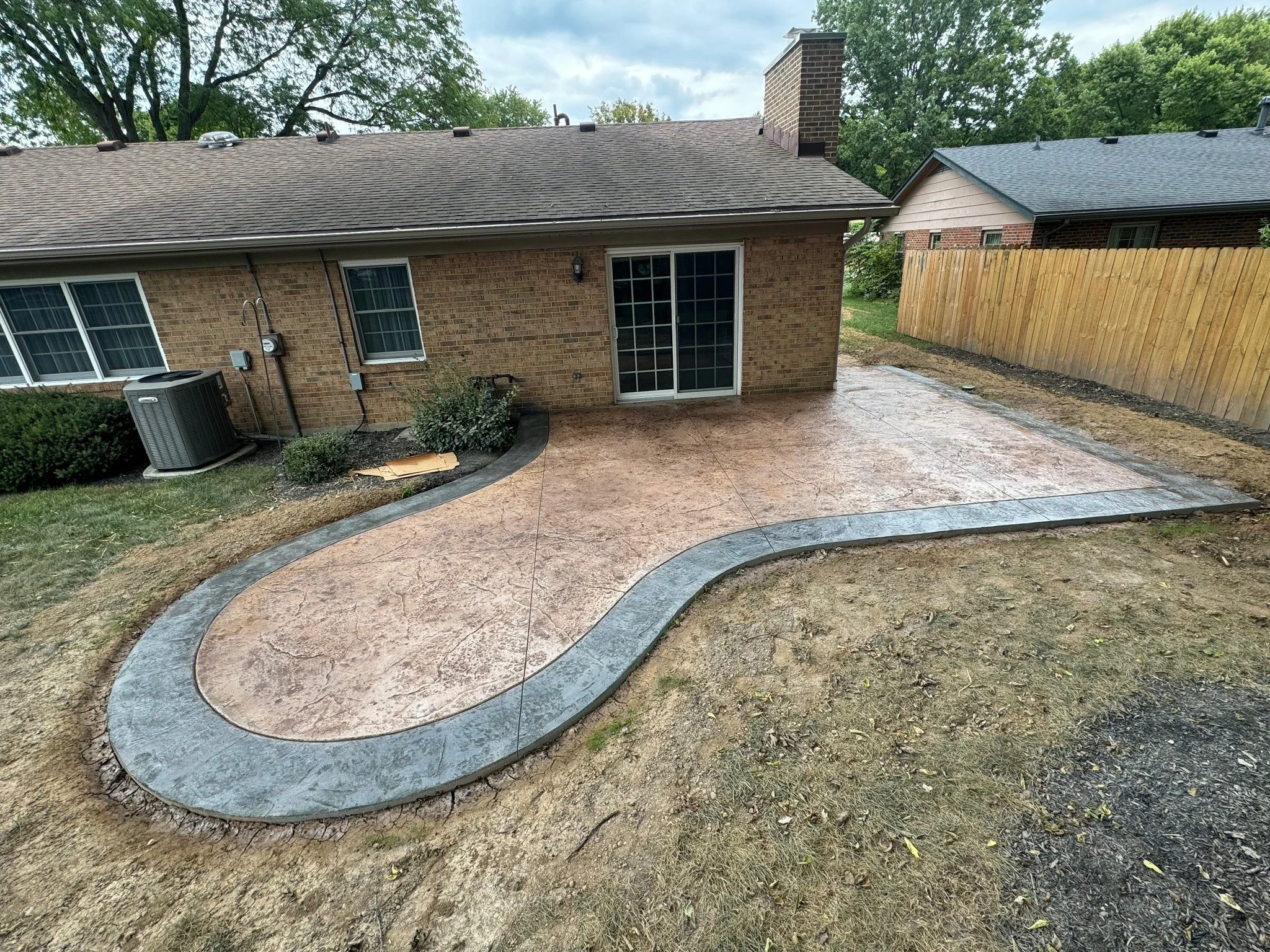 Texture mat Stamped patio 2 ton