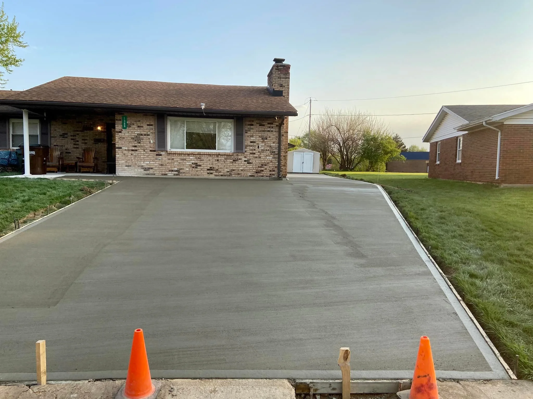 Driveway in xenia installed