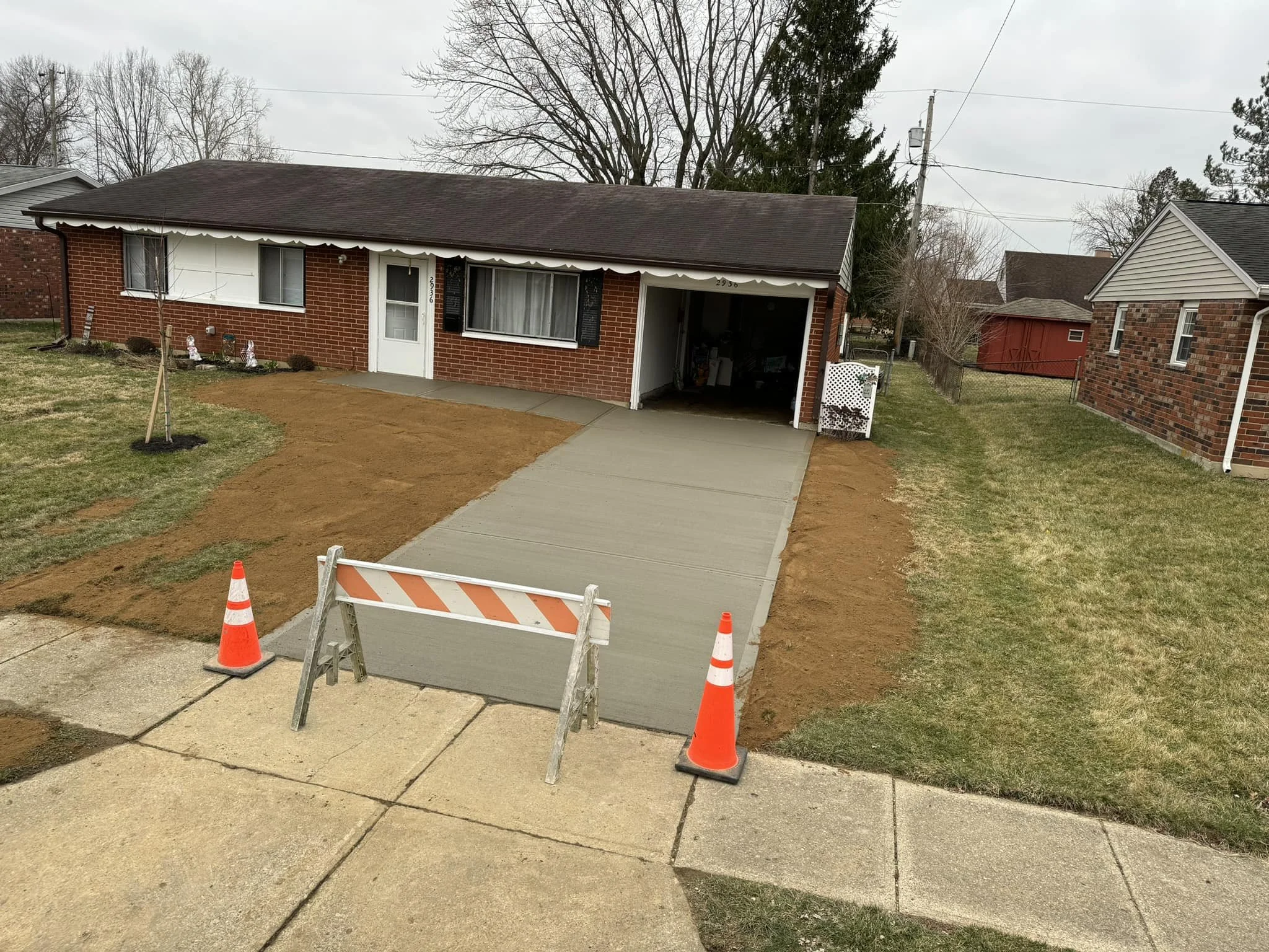 Residential Driveway in Xenia