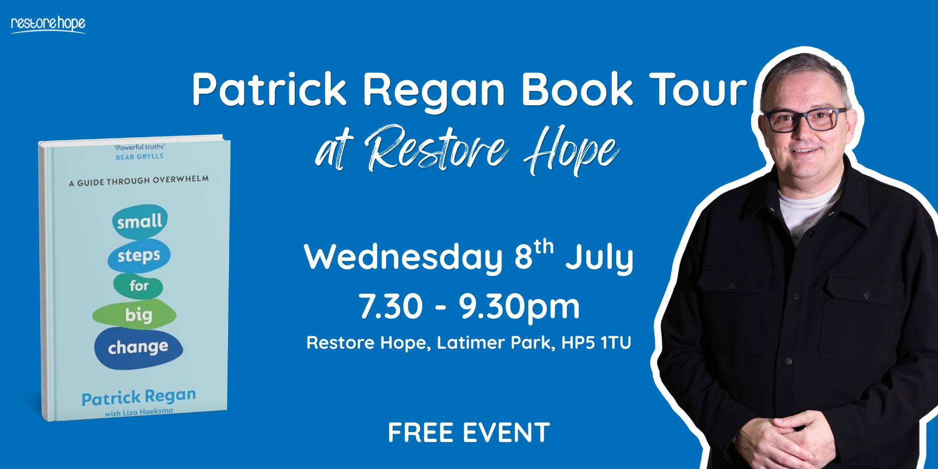 Patrick Regan Book Tour
