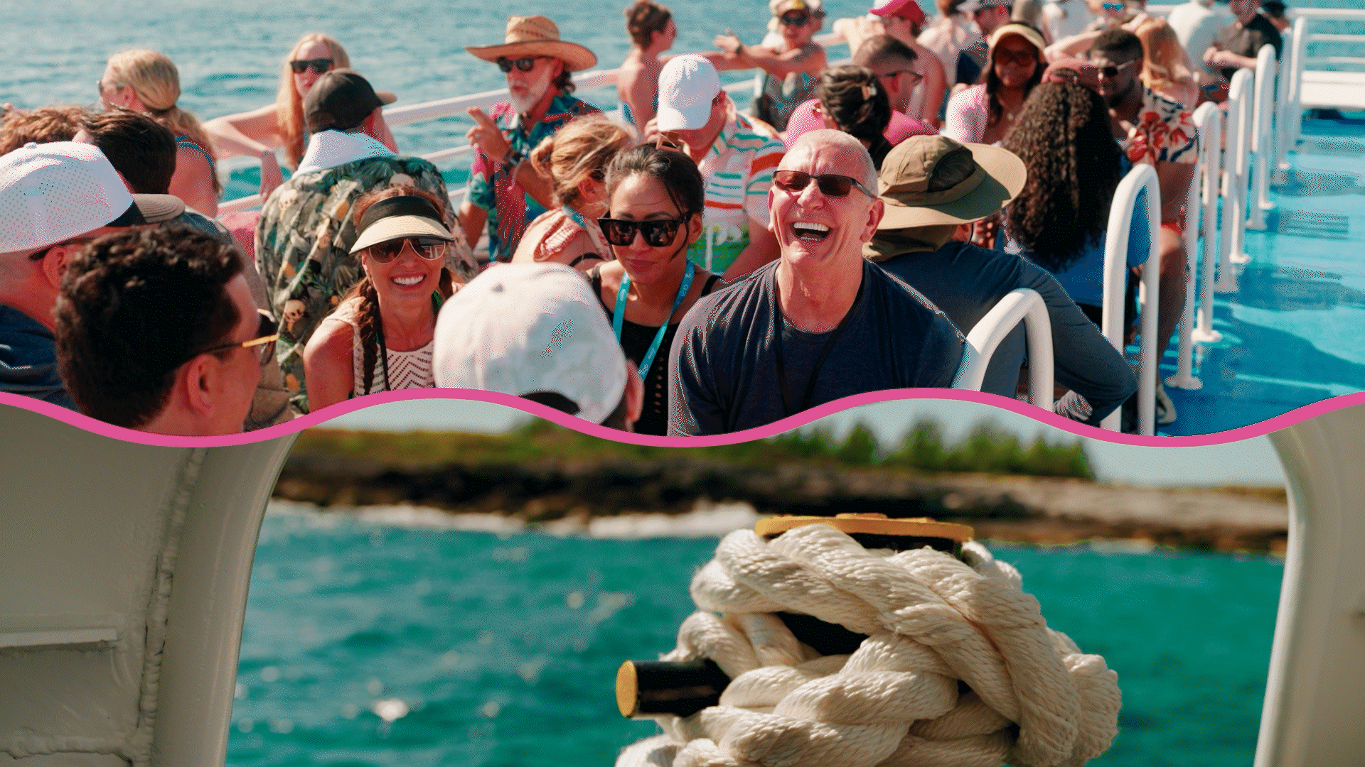 A modern house with a wooden exterior in a rural area, surrounded by tall grass and a mountain in the background.