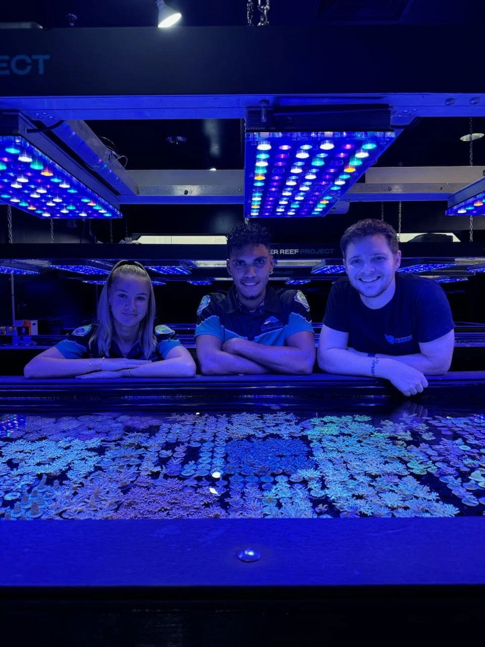 First Nations Coral Biobank helpers