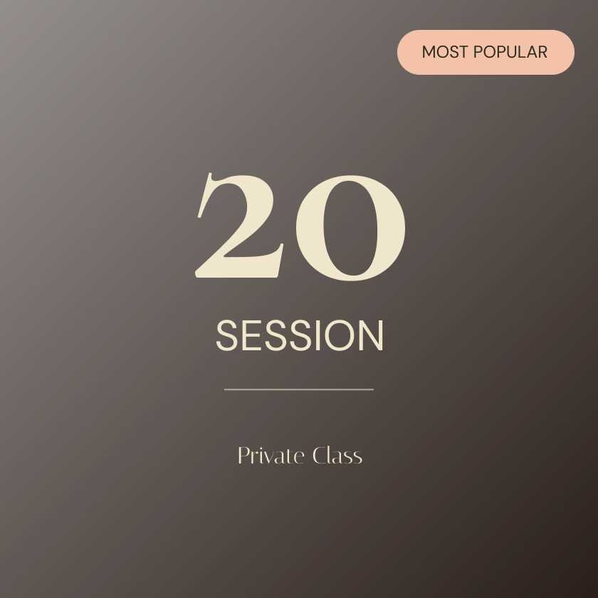20 Sessions – ($120/hour)