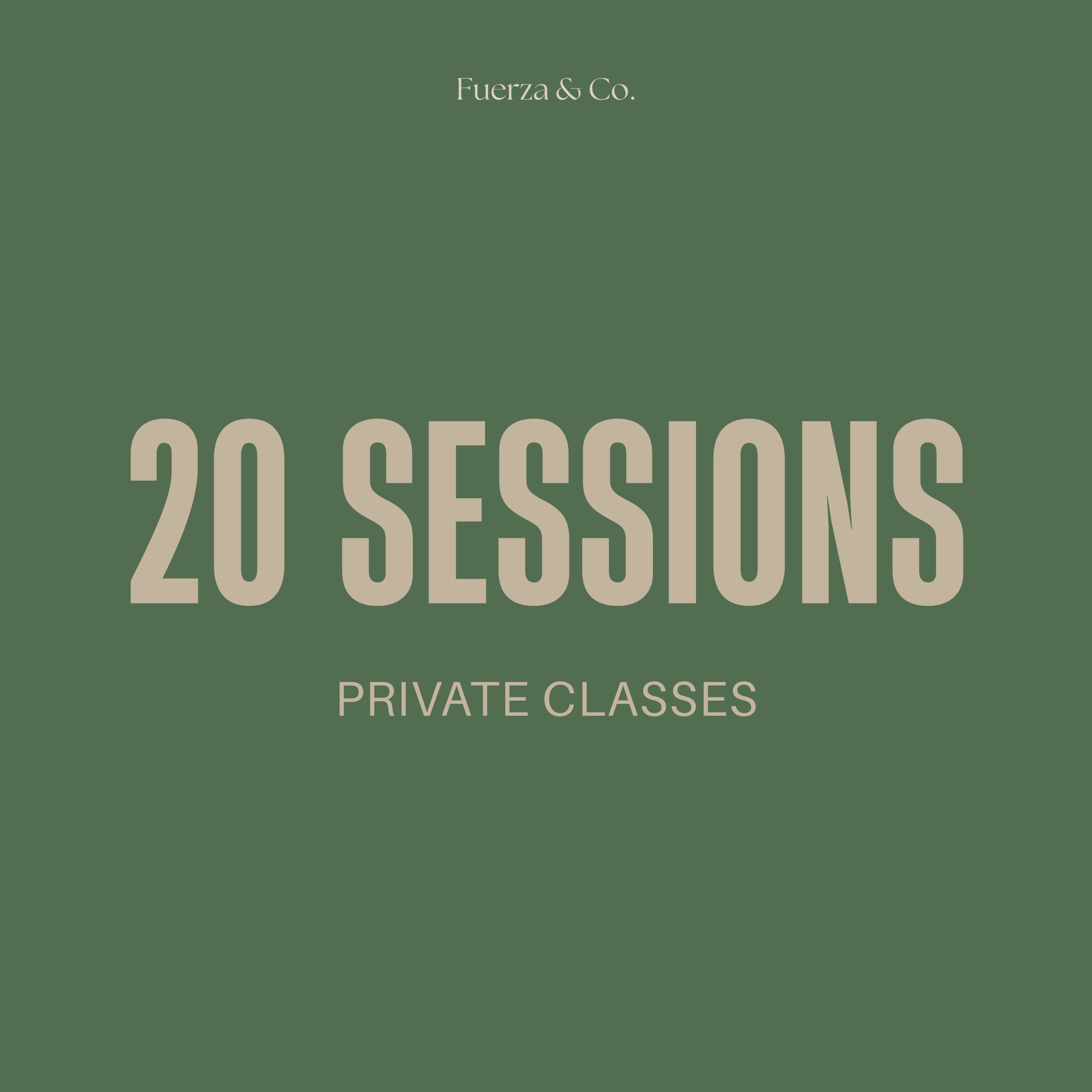 20 Sessions – ($110/hour)