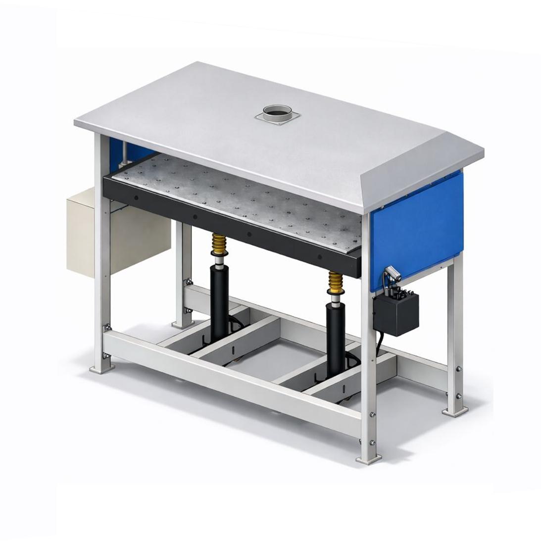 modular sheet press machine to make sheets with recycled plastic