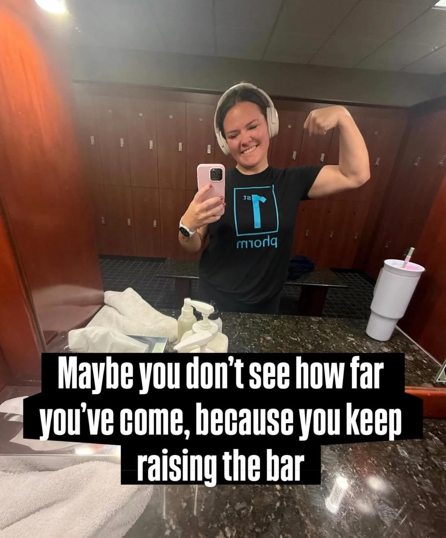 ✨ Maybe you don&rsquo;t see how far you&rsquo;ve come because you keep raising the bar &mdash; and that&rsquo;s the point.
You vs. You. Every day.

Don&rsquo;t wait for the new year to start over. Big &ldquo;January goals&rdquo; sound good, but they&