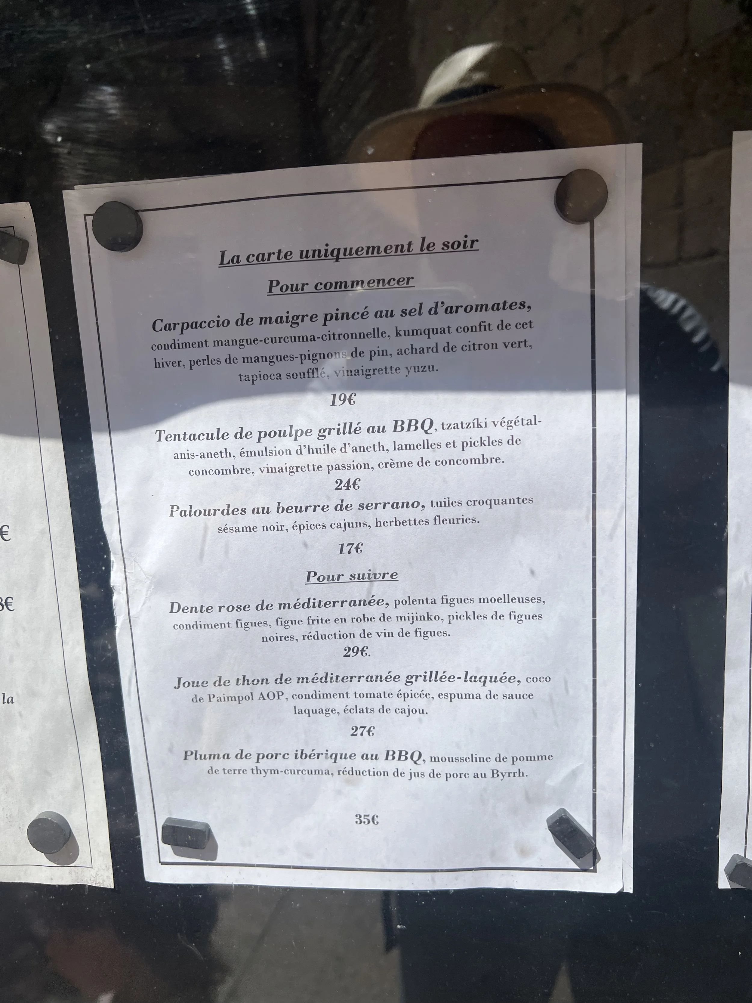 Le 17 Perpignan Restaurant Menu 2.JPG