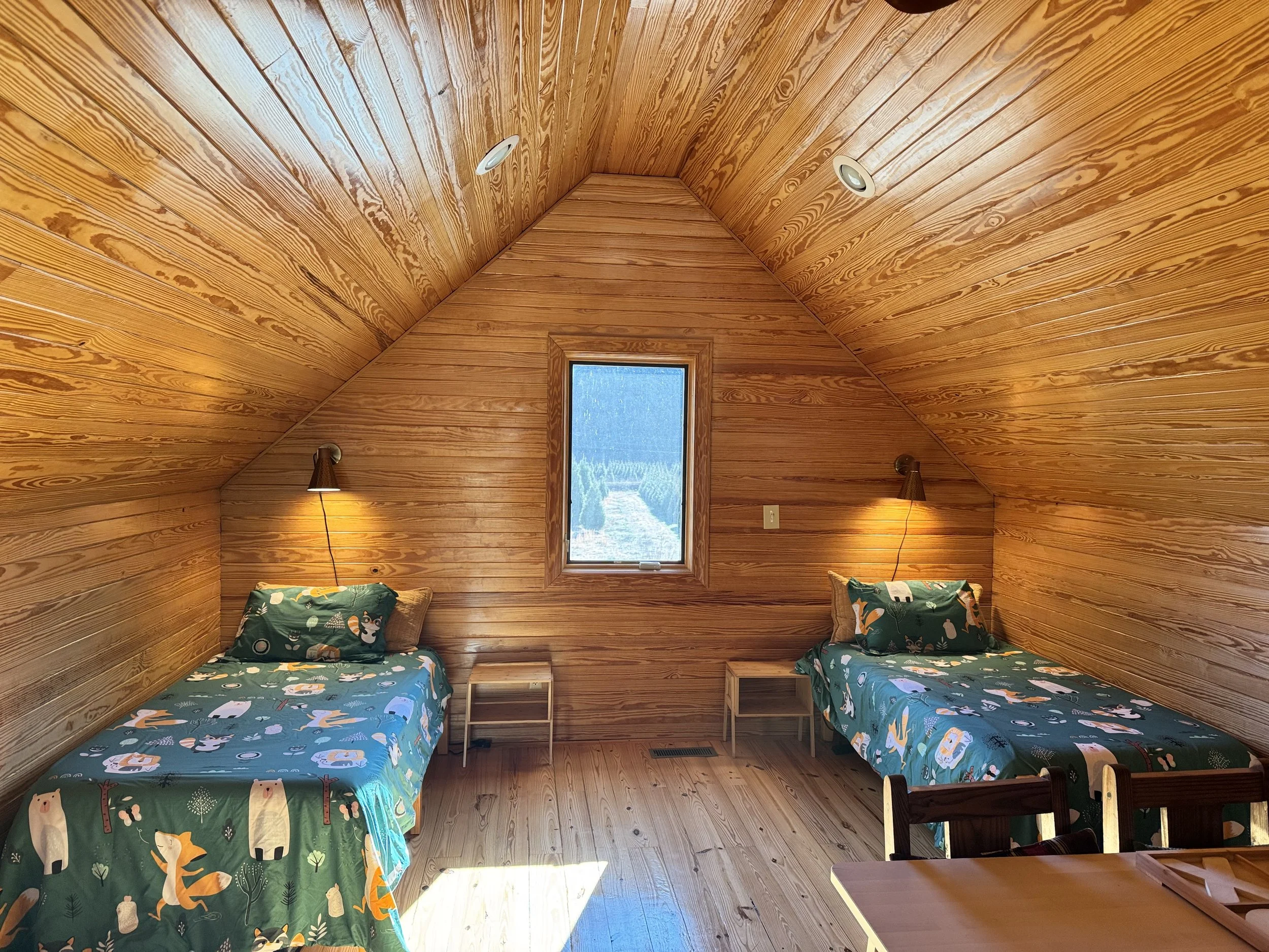 Twin Beds in the Loft 