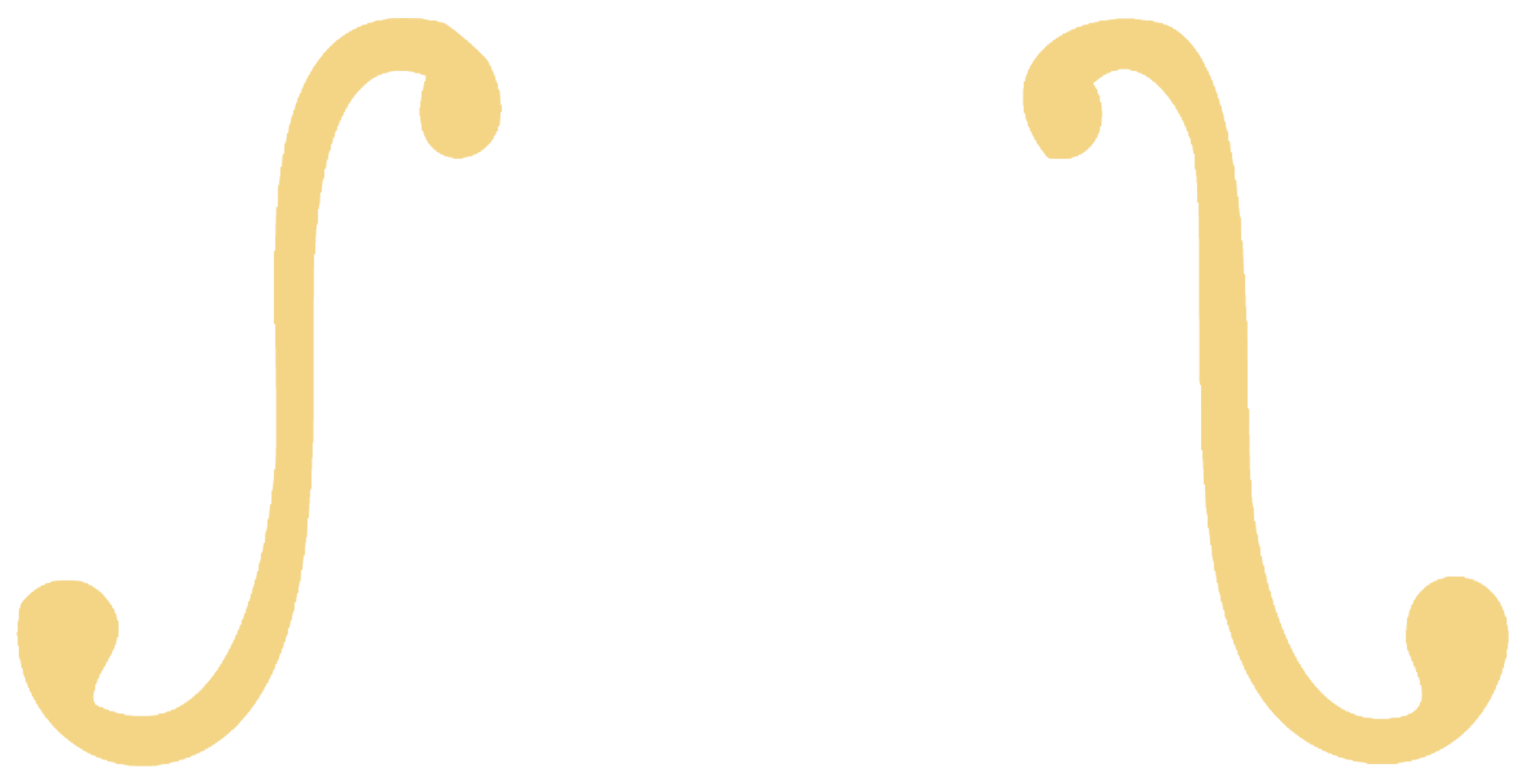 A bass, mandolin or fiddle F Hole for Parkfield Bluegrass Festival