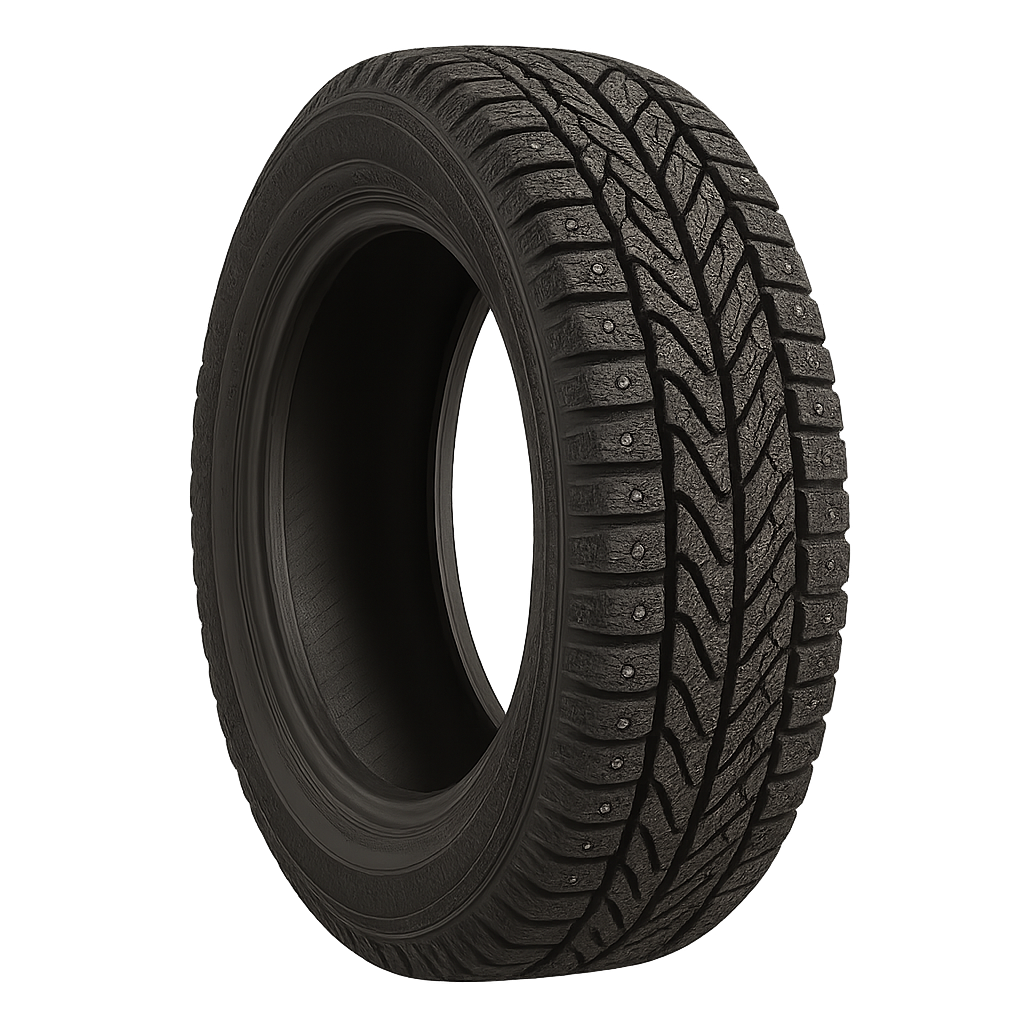 A winter car tire with a premium tread pattern